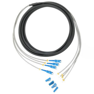 LC UPC – SC UPC – 4 Fiber G657A2, Breakout Patch Cord – Dış Ortam 7mm LSZH